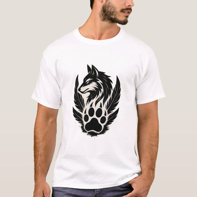 Geist des Waldes T-Shirt (Framsida)