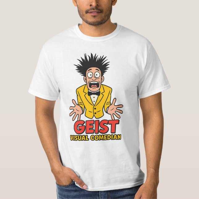 Geist Visual Komiker T T Shirt (Framsida)