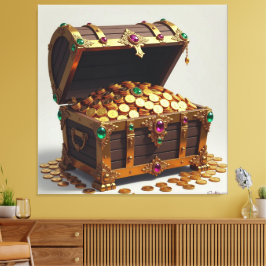 Geisterschiff der Piraten   Canvastryck