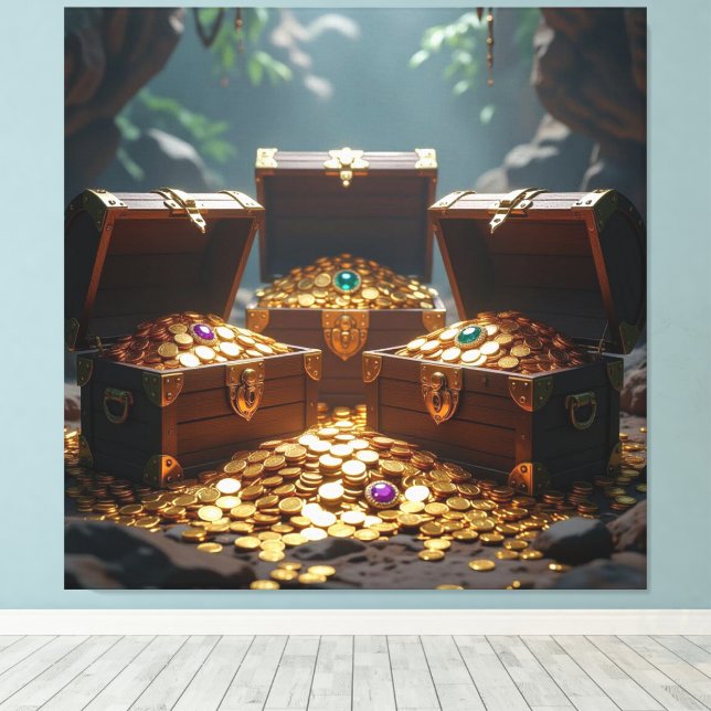 Geisterschiff der Piraten   Canvastryck (Insitu (trägolv))