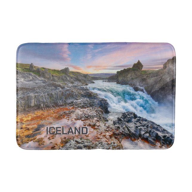 Geitafoss Waterfalls, Island Badrumsmatta (Framsidan)