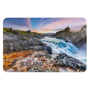 Geitafoss Waterfalls, Island Magnet