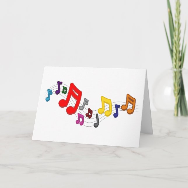 Gekleurde muziek, balken. Liefde voor muziek. Kort (Framsida)
