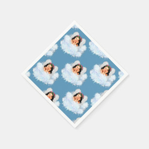 Gel i molnen 3-BlåPAPPRA PARTY-NAPKINS Pappersservett