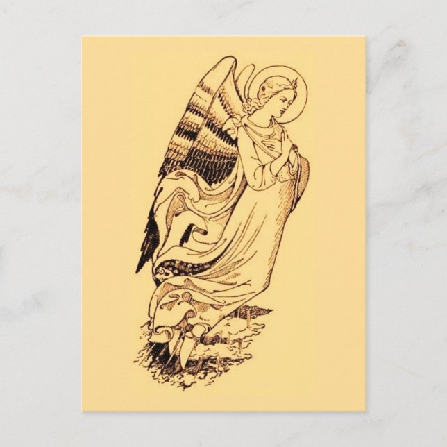 gel i Rosa och Guld Vykort (Framsida)