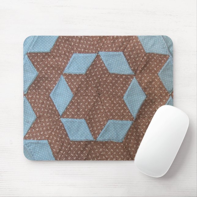 Gel Mousepad - Castle Quilt Mönster Musmatta (Med mus)