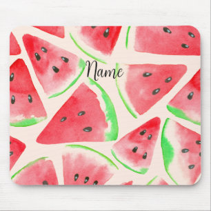 Gel Mousepad, Watercolor water melon Musmatta