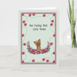 Gel well Card for Yorkshire Terrier Female Kort