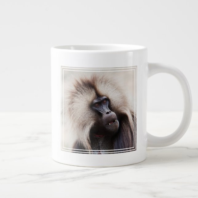 Gelada Baboon, Etiopien Jumbo Mugg (Höger)