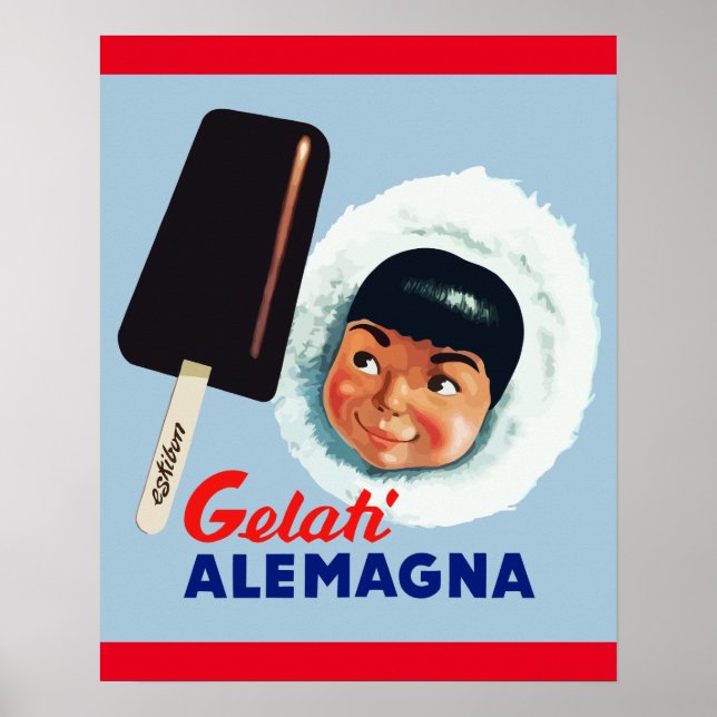 GELATI ALEMAGNA POSTER (Framsidan)