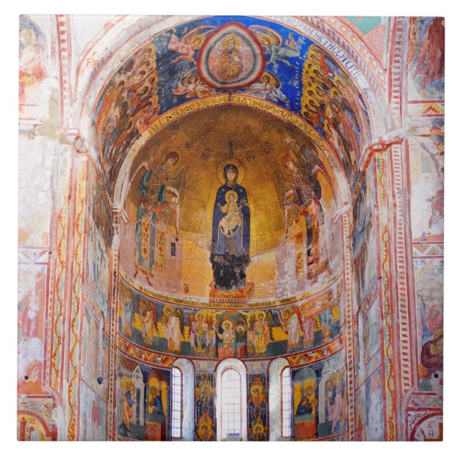 Gelati Monastery Kakelplatta (Framsidan)