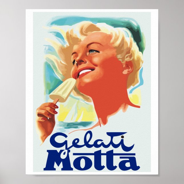 GELATI MOTTA POSTER (Framsidan)