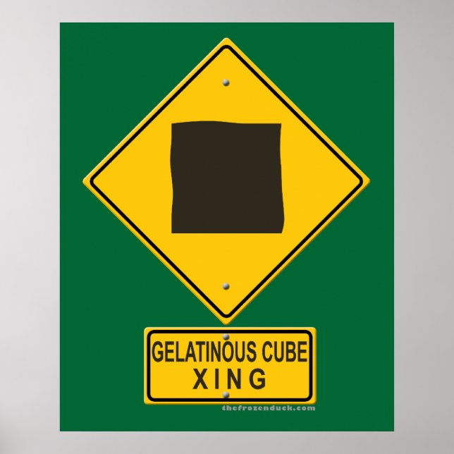 Gelatinous Cube XING Poster (Framsidan)