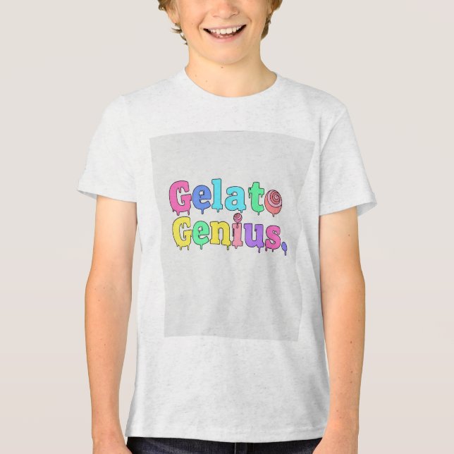Gelato Genius. T Shirt (Framsida)