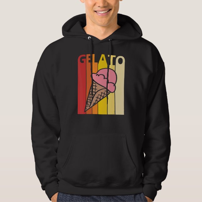 Gelato Ice Cream Hoodie (Framsida)