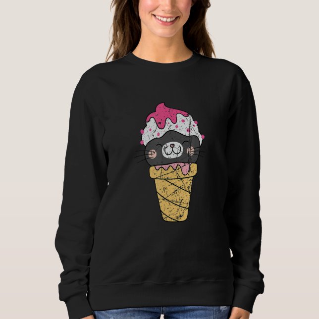 Gelato   Sweet Desserts Cute Little Cats With Ice  T Shirt (Framsida)