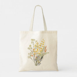 Gelbe Wildblumen Tygkasse