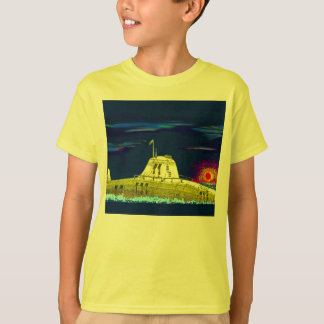 Gelbes Unterseeboot T-shirt
