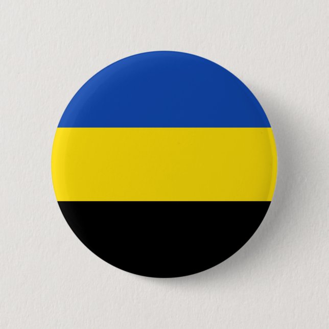 Gelderland Flagga Nederländerna land Knapp (Framsida)