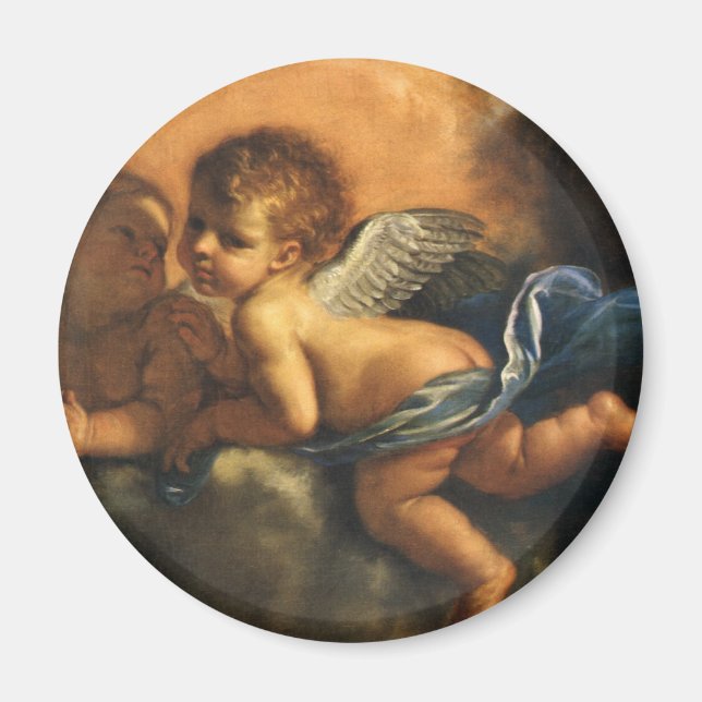 Geldetaljer, Patron Saints of Modena av Guercino Magnet (Framsidan)
