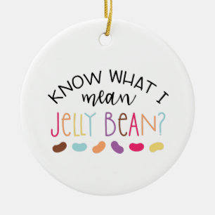 Gelé Bean Julgransprydnad Keramik