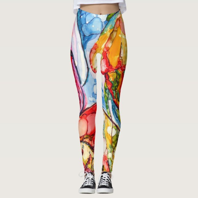 Gelében Leggings (Framsida)