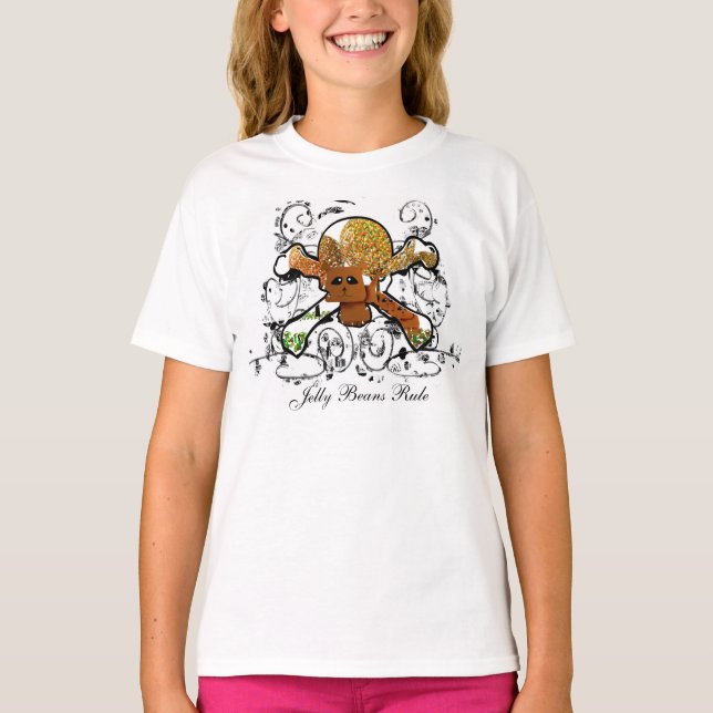 Gelébönor härskar tee shirt (Framsida)