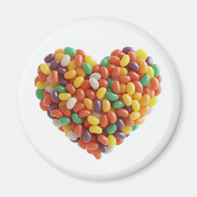 Gelébönor Hjärta Magnet (Framsidan)
