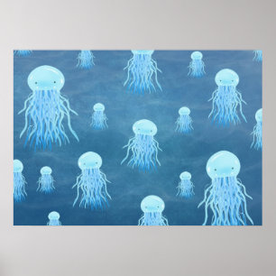 Geléfisk - affischtryck poster