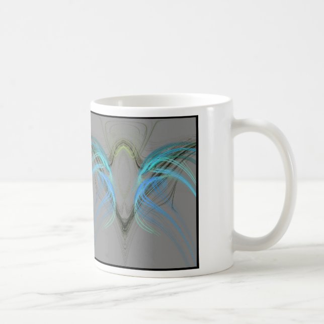 geléfiskfractal kaffemugg (Höger)