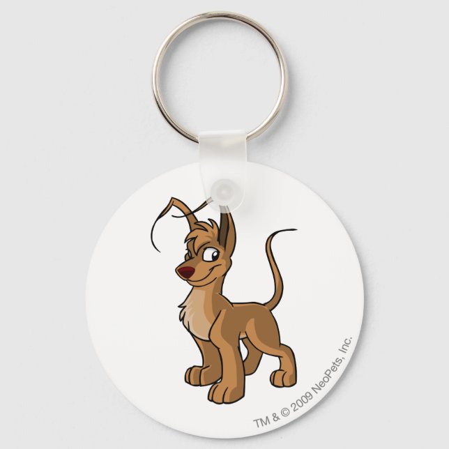 Gelert Brown Nyckelring (Framsida)