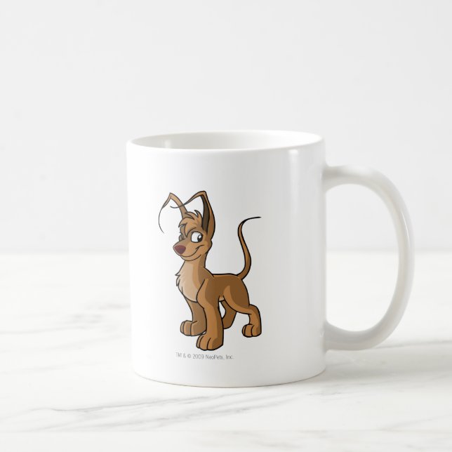 Gelert brunt kaffemugg (Höger)