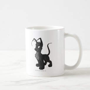 Gelert skuggar kaffemugg