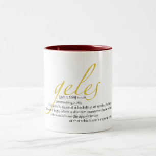 Geles Två-Tonad Mugg