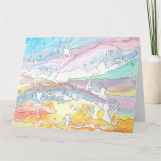 Gelkatter i himlen, förlust av husdjur kort