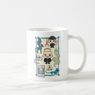 GELLERT GRINDELWALD™ & Barebone-Tecknad Kaffemugg