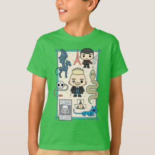 GELLERT GRINDELWALD™ & Barebone-Tecknad T Shirt