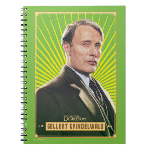 Gellert Grindelwald Character Graphic Anteckningsbok