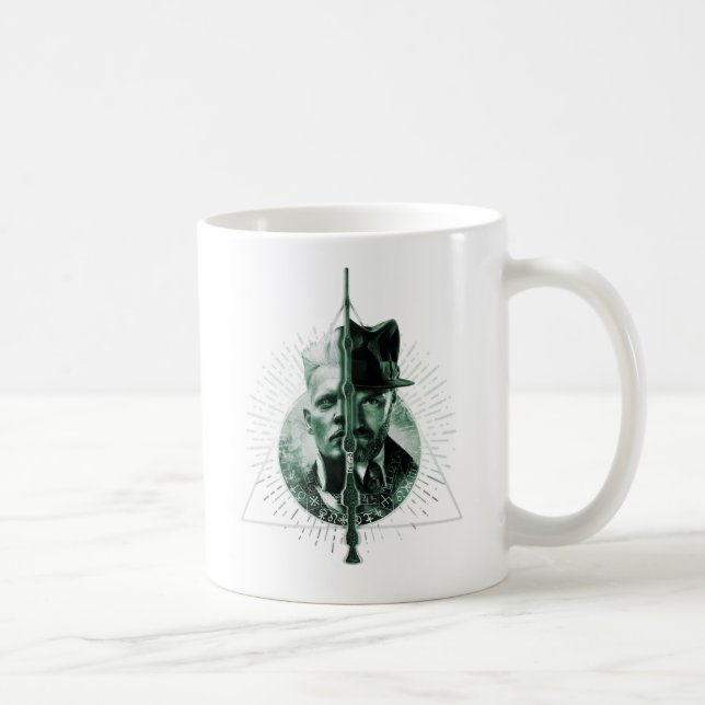 GELLERT GRINDELWALD™ jämfört med Dumbledore Kaffemugg (Höger)