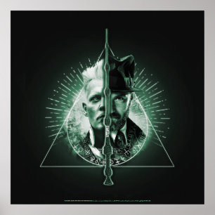GELLERT GRINDELWALD™ jämfört med Dumbledore Poster