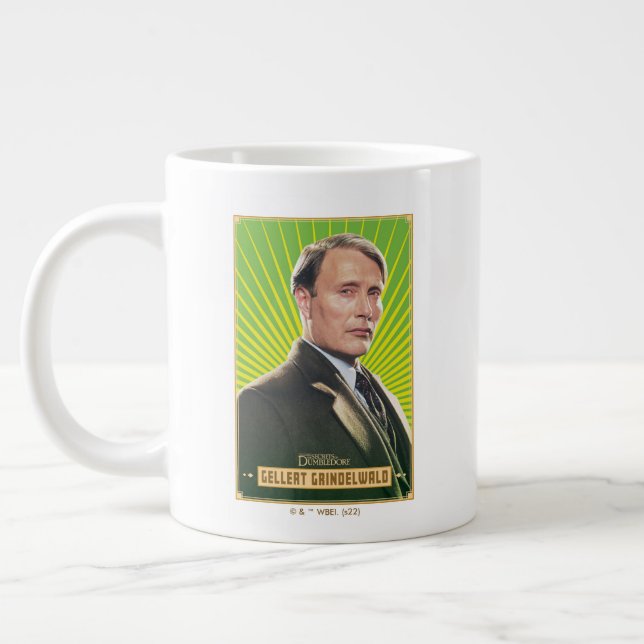Gellert Grindelwald Karaktärs Grafik Jumbo Mugg (Vänster)