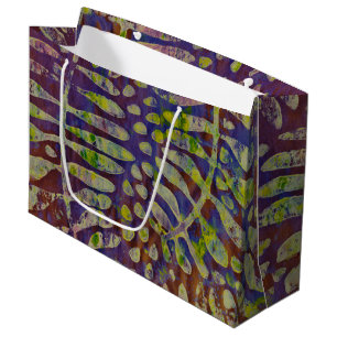 Gelli Print Stencil Abstrakt Art