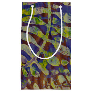 Gelli Print Stencil Abstrakt Art