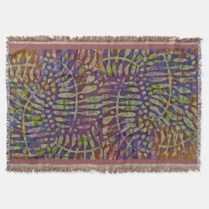 Gelli Print Stencil Abstrakt Art Filt