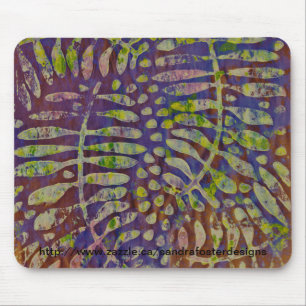 Gelli Print Stencil Abstrakt Art Musmatta