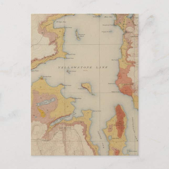 Gellowstone Sjö Vykort (Framsida)