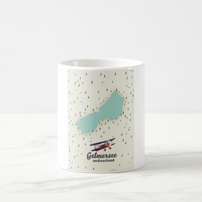 Gelmersee Sjö Schweiz sjö Kaffemugg (Center)