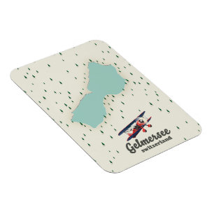 Gelmersee Sjö Schweiz sjö Magnet