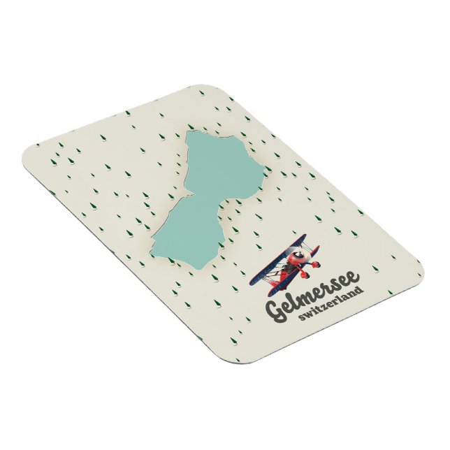 Gelmersee Sjö Schweiz sjö Magnet (Högersidan)