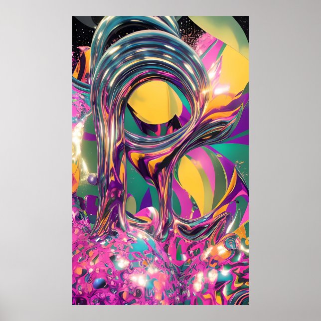 Gelsemum Overture - Ken Gage Surreal Art Poster (Framsidan)